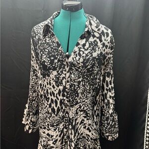 Fashion Bug Monochrome Patterned Top